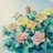 Erika's avatar, a bouquet of flower in an 90s anime visual style.